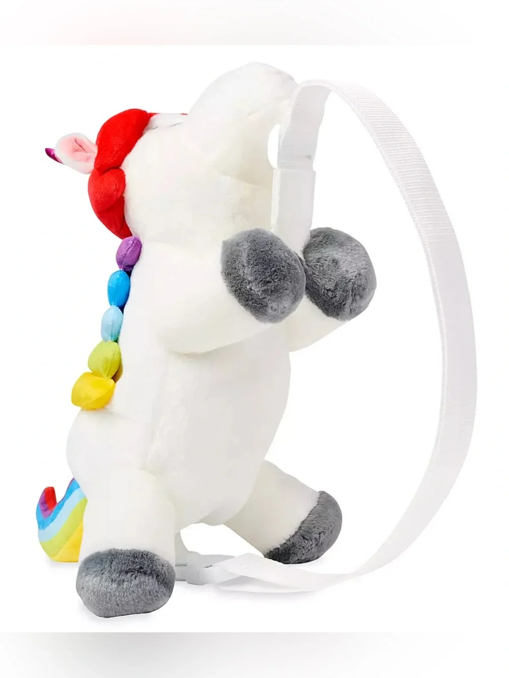 Disney Parks Inside Out Rainbow Unicorn Plush Backpack